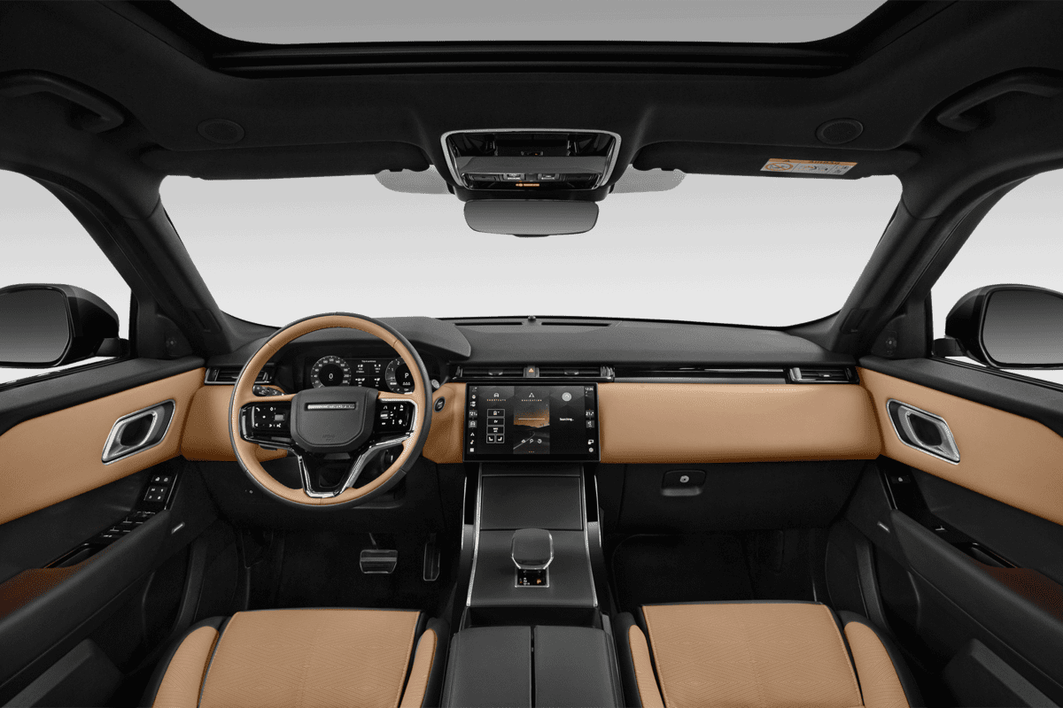 Armaturenbrett eines Land Rover Range Rover Velar Plug-in-Hybrid (KI-generiert)