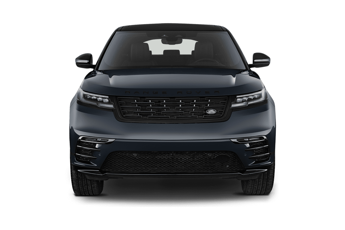 Frontansicht eines Land Rover Range Rover Velar Plug-in-Hybrid, freigestellt (KI-generiert)