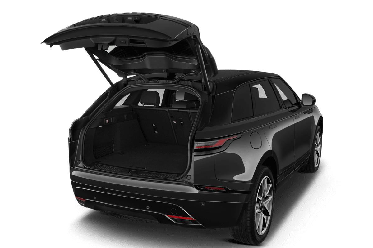 Kofferraum eines Land Rover Range Rover Velar Plug-in-Hybrid
