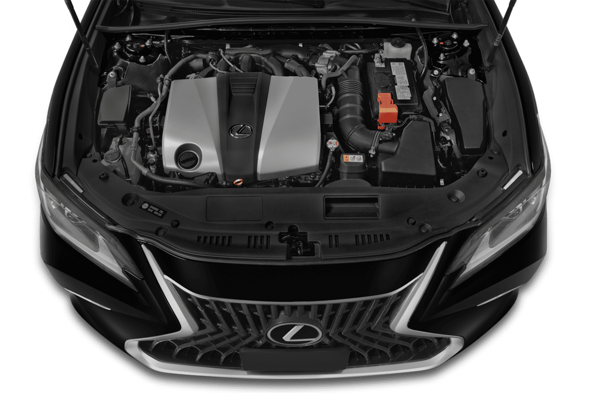 Motorraum eines Lexus ES