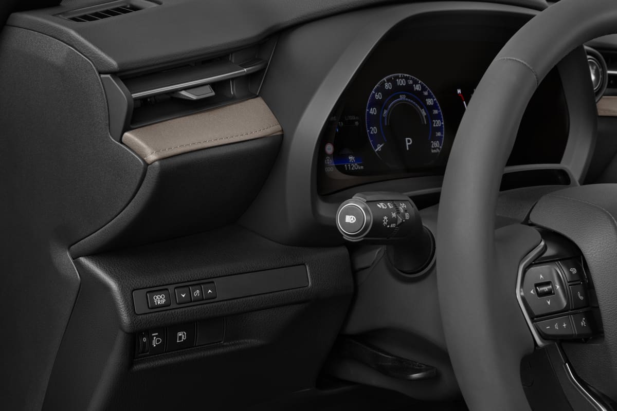 Lüftung eines Lexus LBX Hybrid