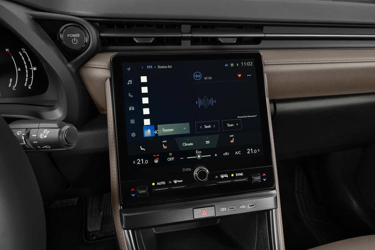 Audiosystem eines Lexus LBX Hybrid (KI-generiert)