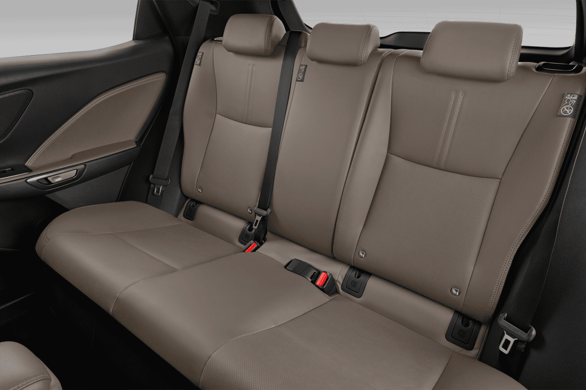 Rücksitzbank eines Lexus LBX Hybrid (KI-generiert)