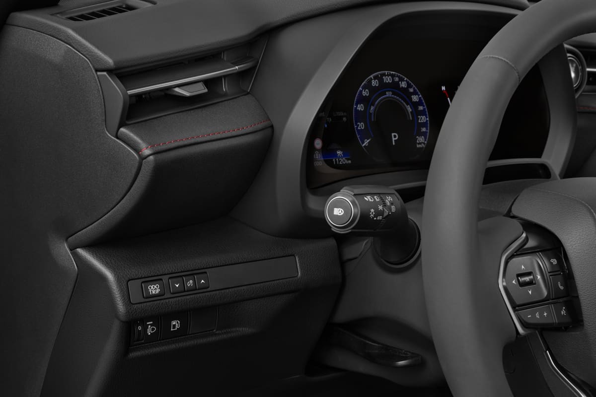 Lüftung eines Lexus LBX Hybrid