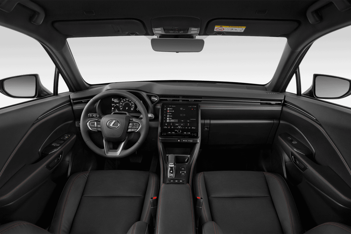 Armaturenbrett eines Lexus LBX Hybrid