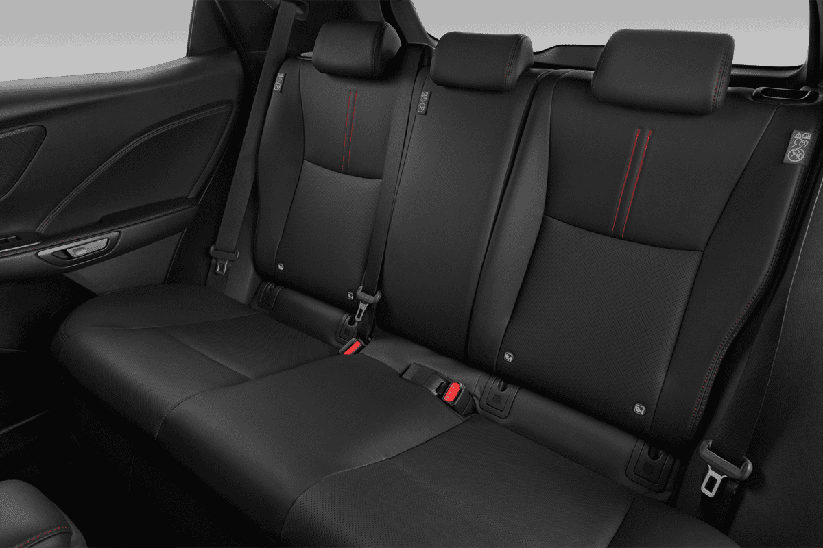 Rücksitzbank eines Lexus LBX Hybrid