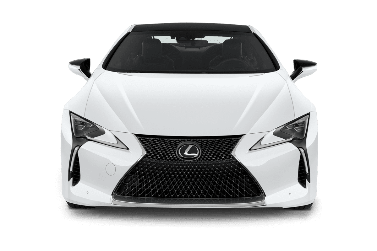 Frontansicht eines Lexus LC, freigestellt