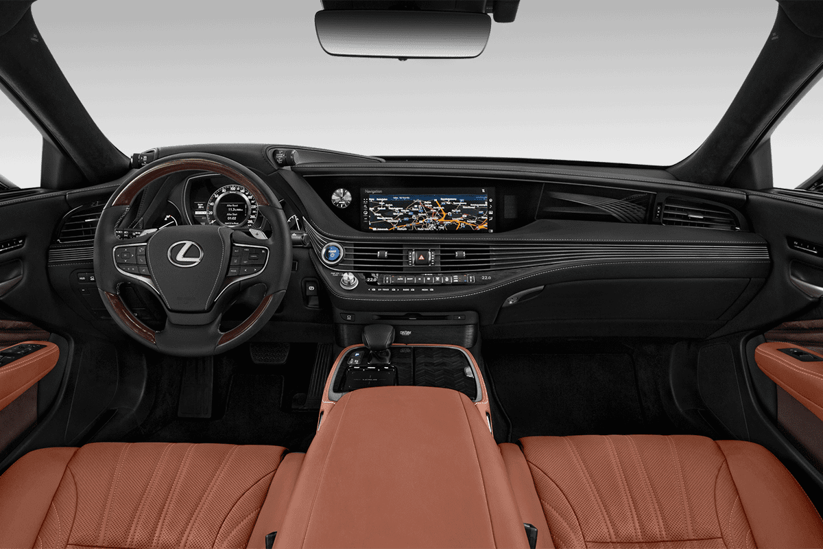 Armaturenbrett eines Lexus LS Hybrid