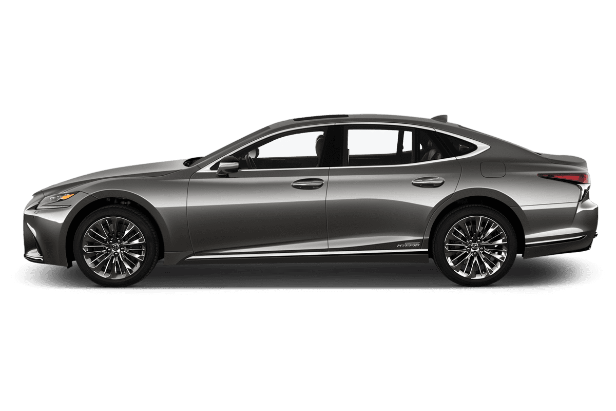 Seitenansicht eines Lexus LS Hybrid