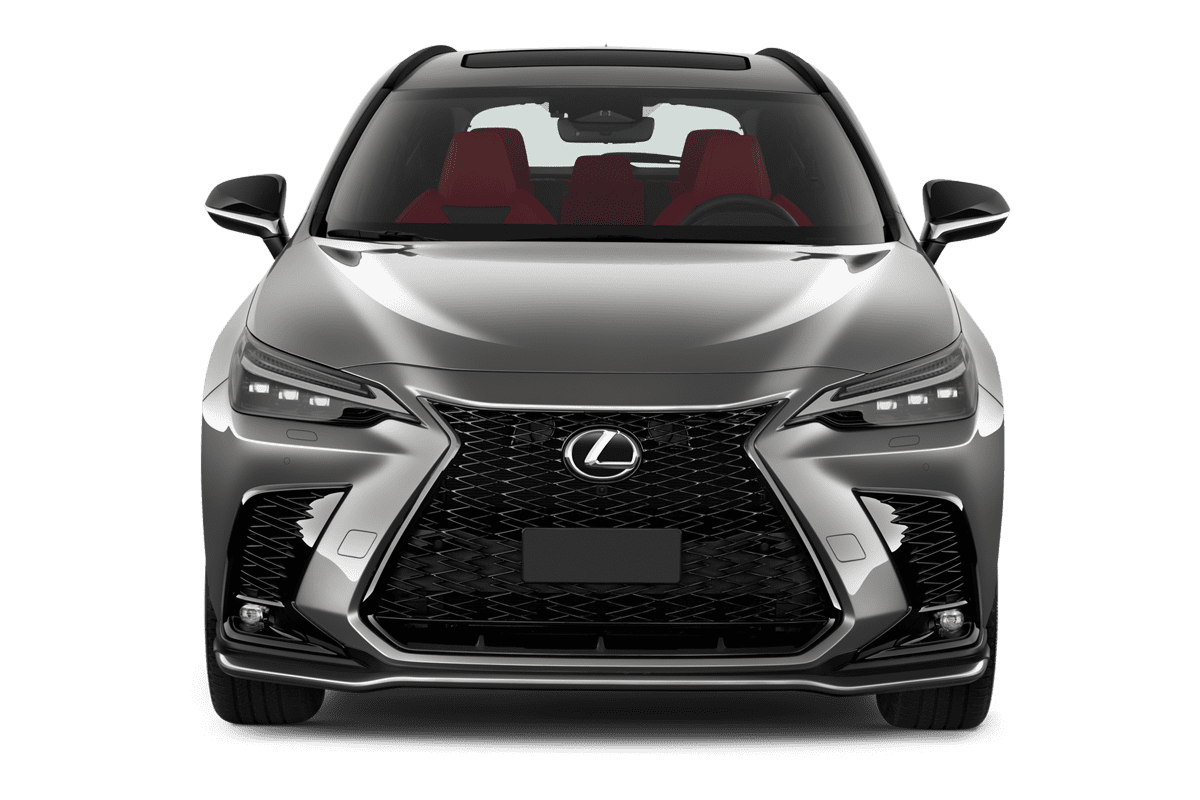 Frontansicht eines Lexus NX Plug-In-Hybrid, freigestellt