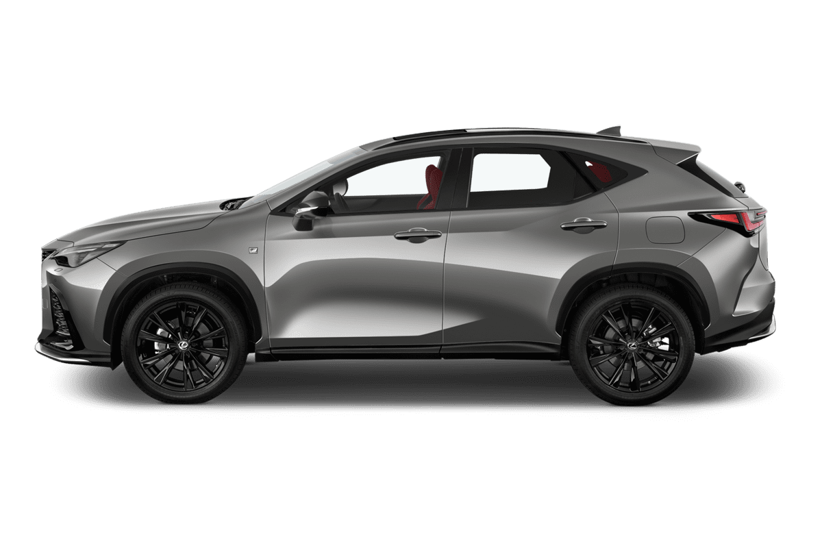 Seitenansicht eines Lexus NX Plug-In-Hybrid