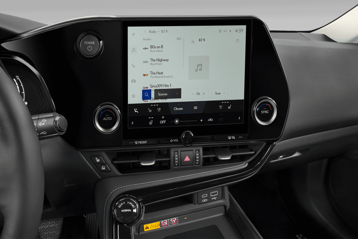 Audiosystem eines Lexus NX Hybrid