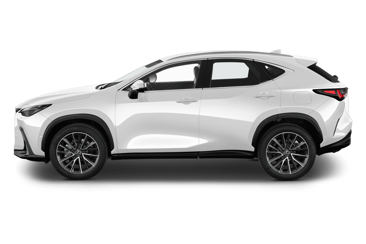 Seitenansicht eines Lexus NX Hybrid