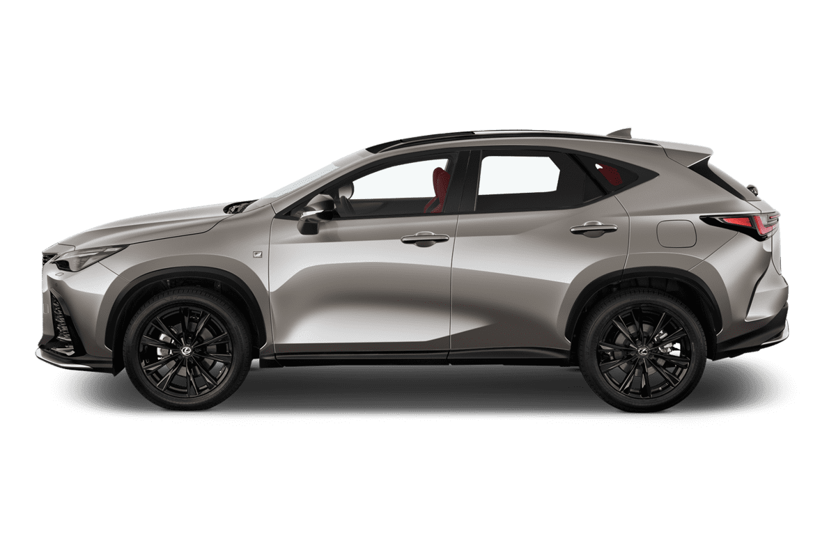 Seitenansicht eines Lexus NX Plug-In-Hybrid
