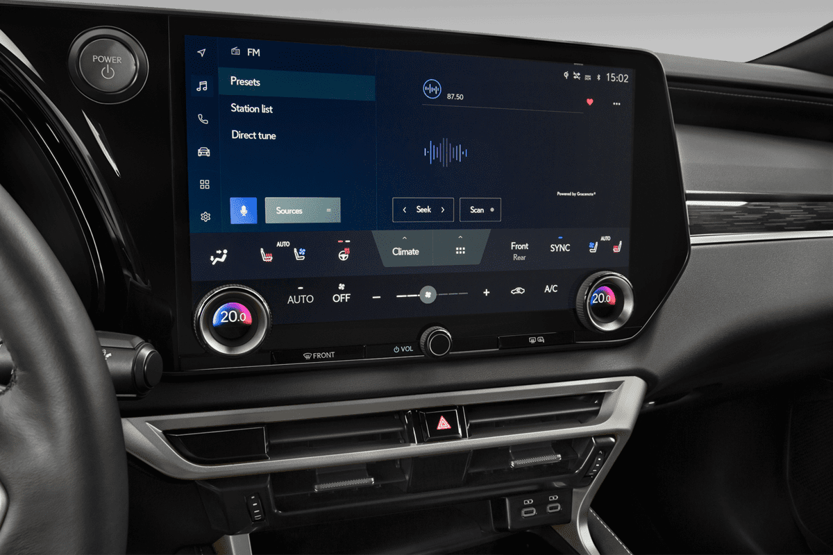 Audiosystem eines Lexus RX Plug-in-Hybrid