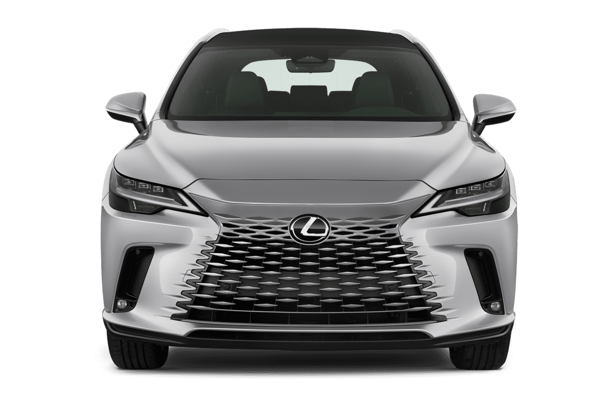 Frontansicht eines Lexus RX Plug-in-Hybrid, freigestellt