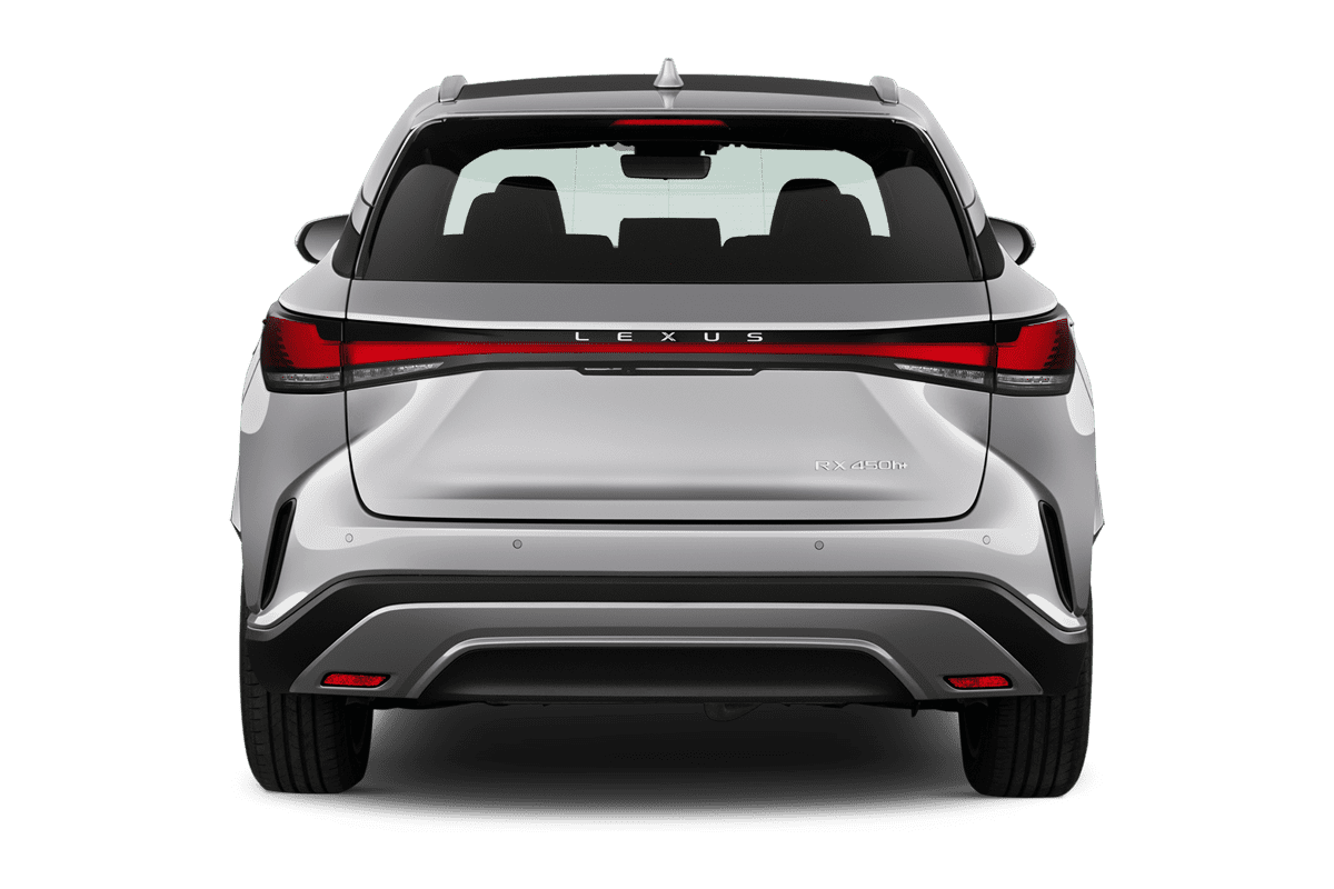 Heckansicht eines Lexus RX Plug-in-Hybrid
