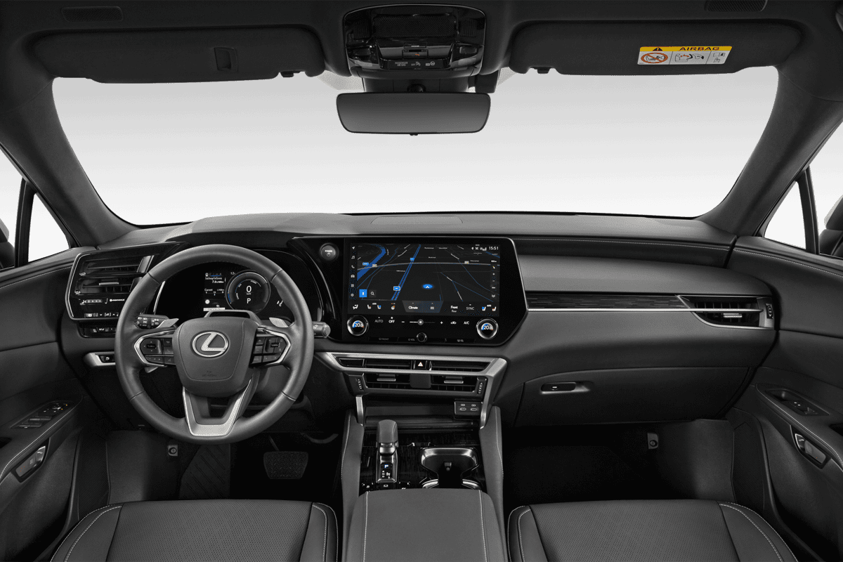 Armaturenbrett eines Lexus RX Plug-in-Hybrid