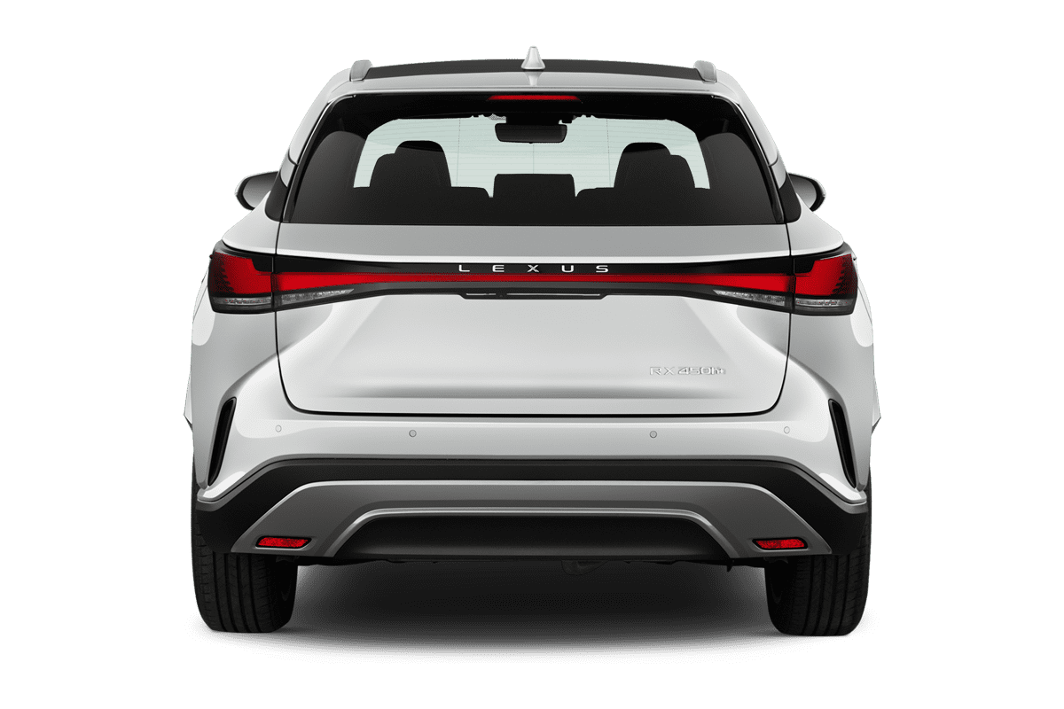 Heckansicht eines Lexus RX Plug-in-Hybrid