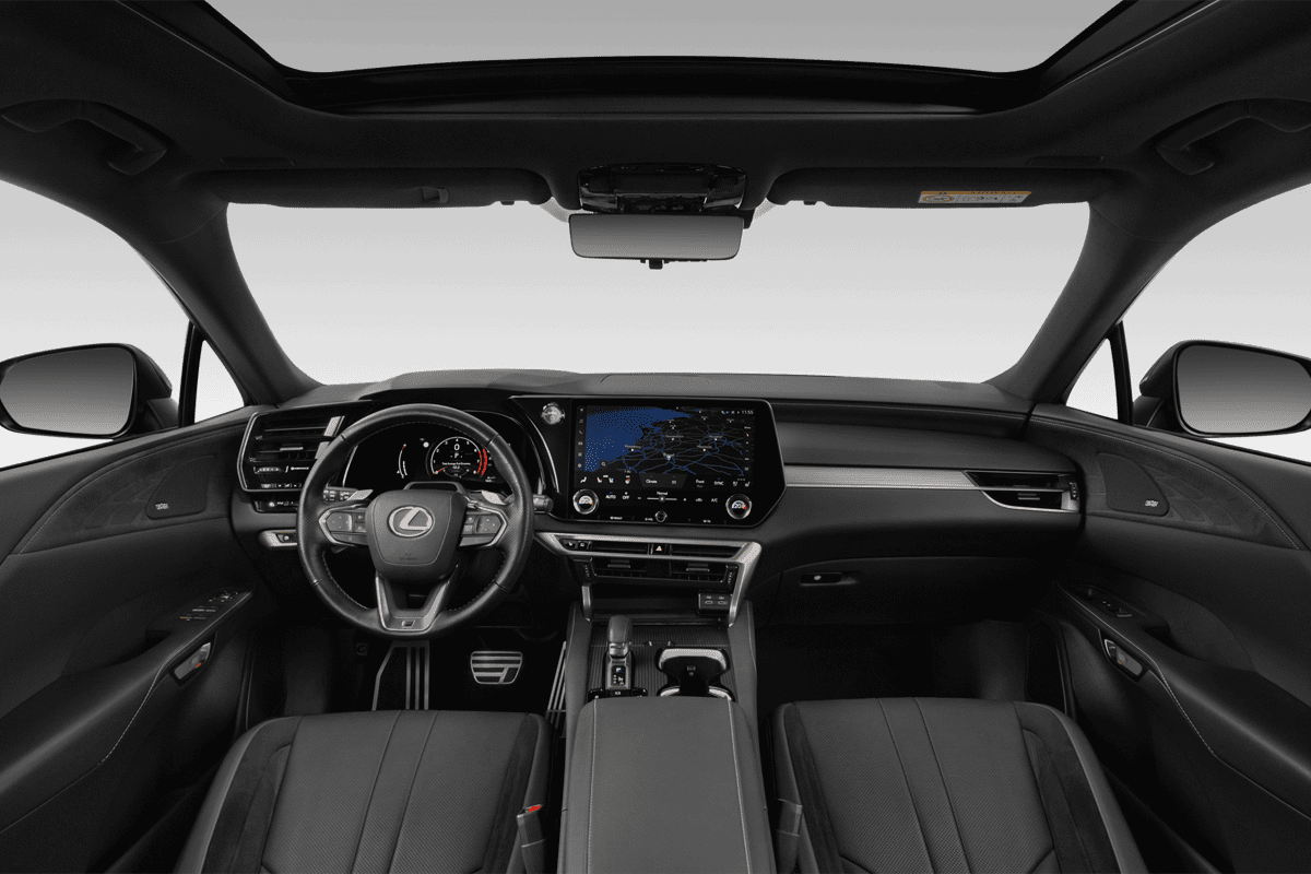 Armaturenbrett eines Lexus RX Hybrid