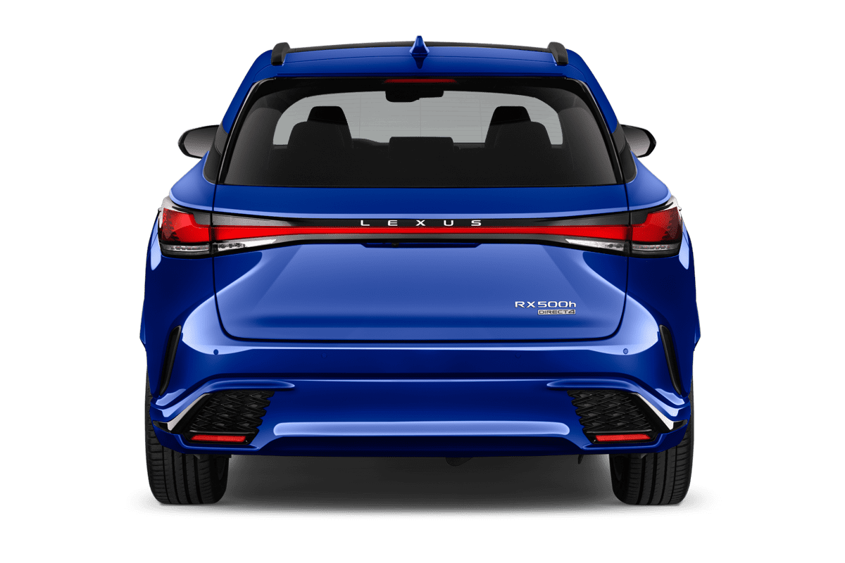Heckansicht eines Lexus RX Hybrid