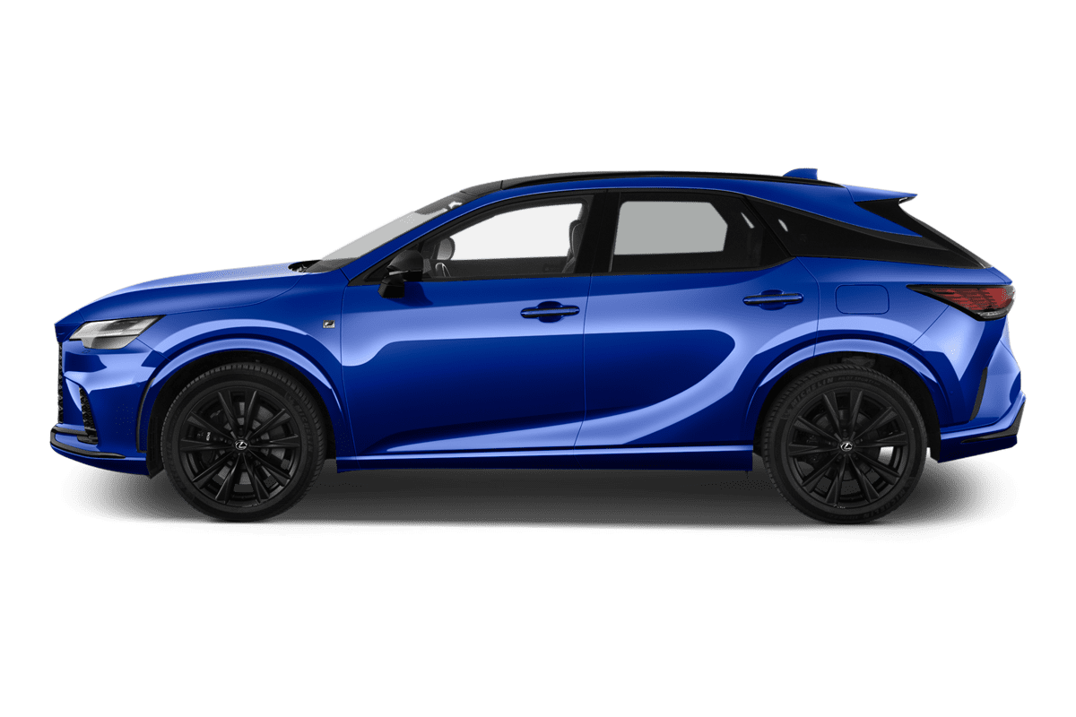 Seitenansicht eines Lexus RX Hybrid