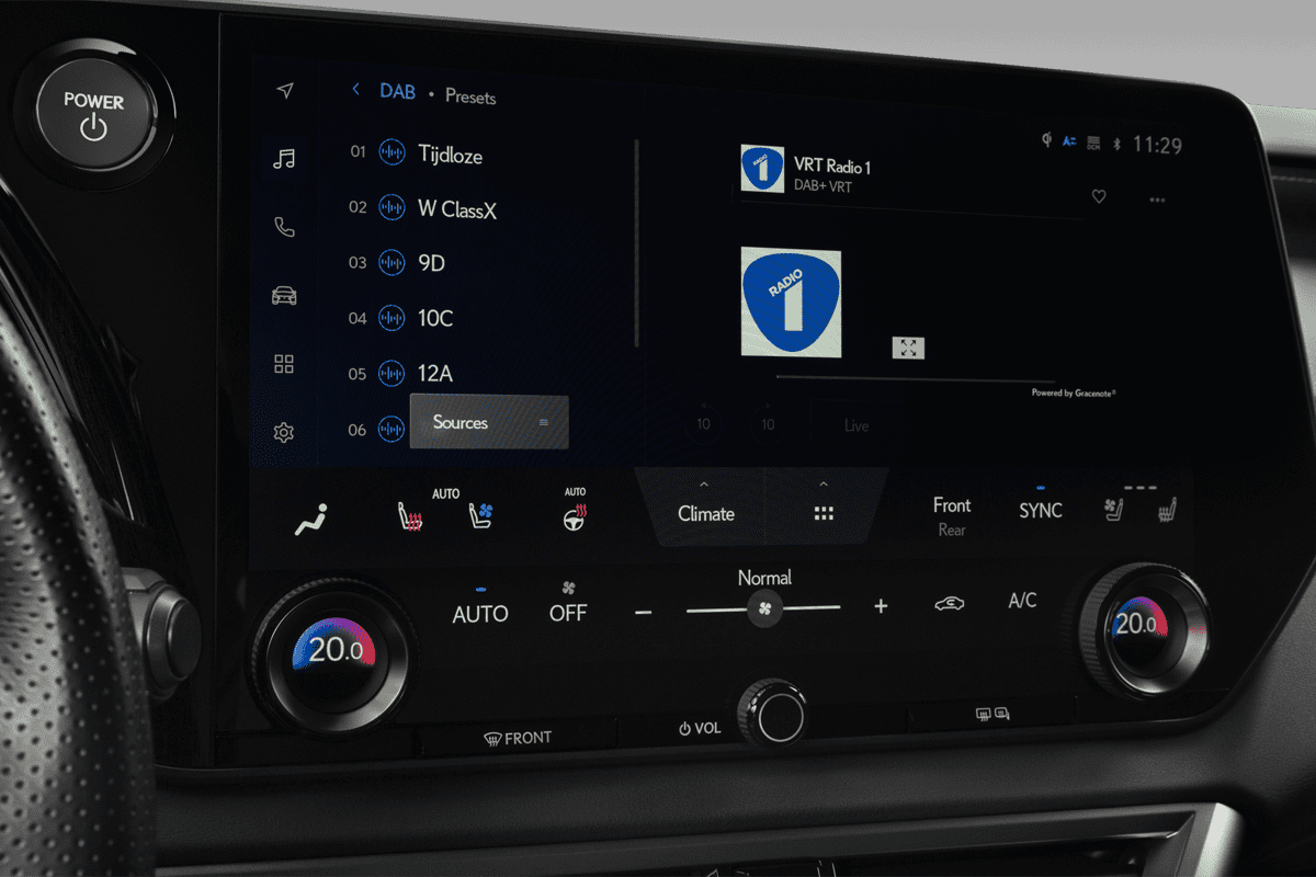 Audiosystem eines Lexus RX Hybrid