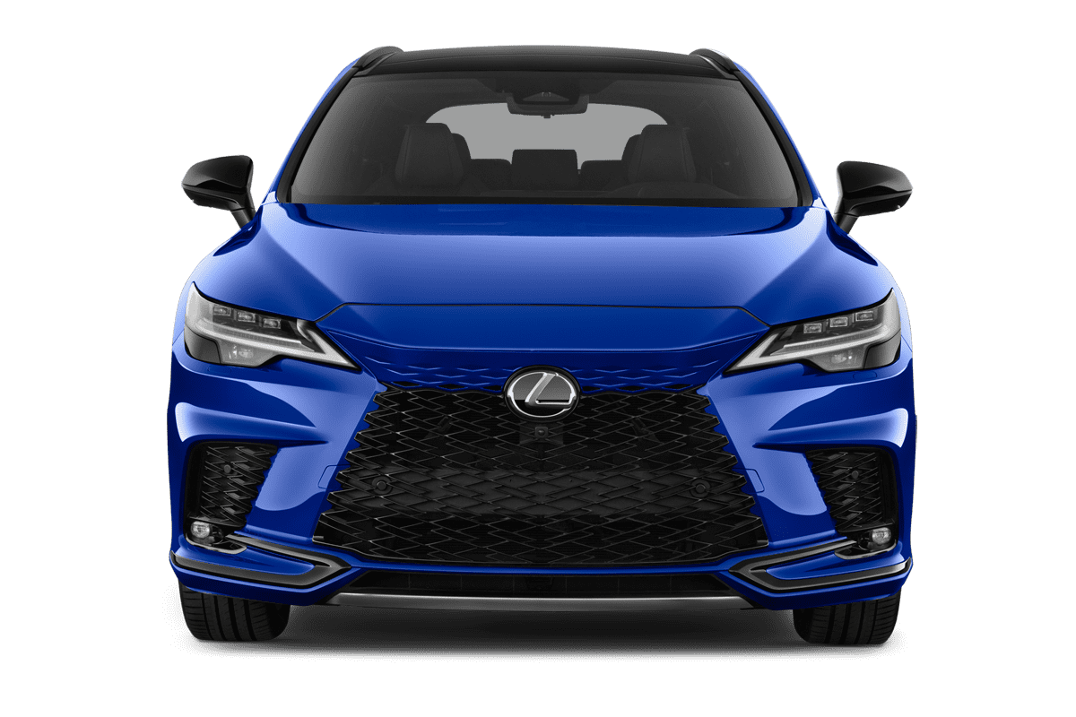 Frontansicht eines Lexus RX Hybrid, freigestellt