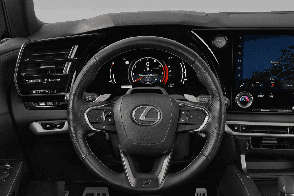 Lenkrad eines Lexus RX Hybrid