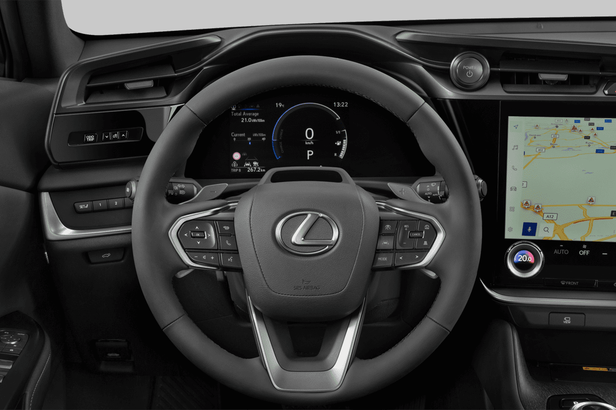 Lenkrad eines Lexus RZ