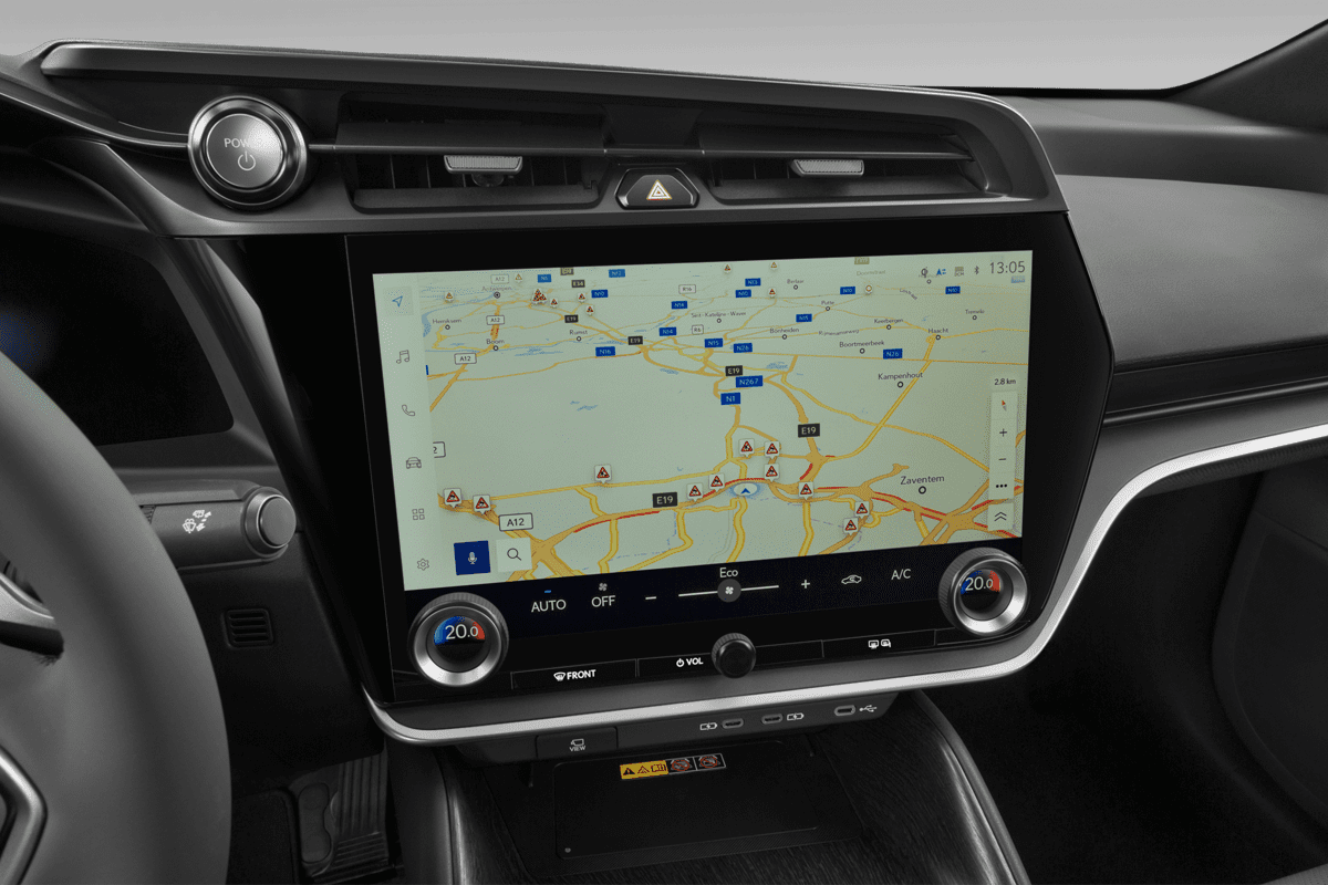 Mittelkonsole eines Lexus RZ