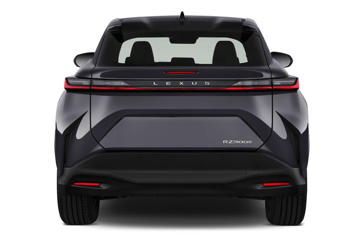 Heckansicht eines Lexus RZ