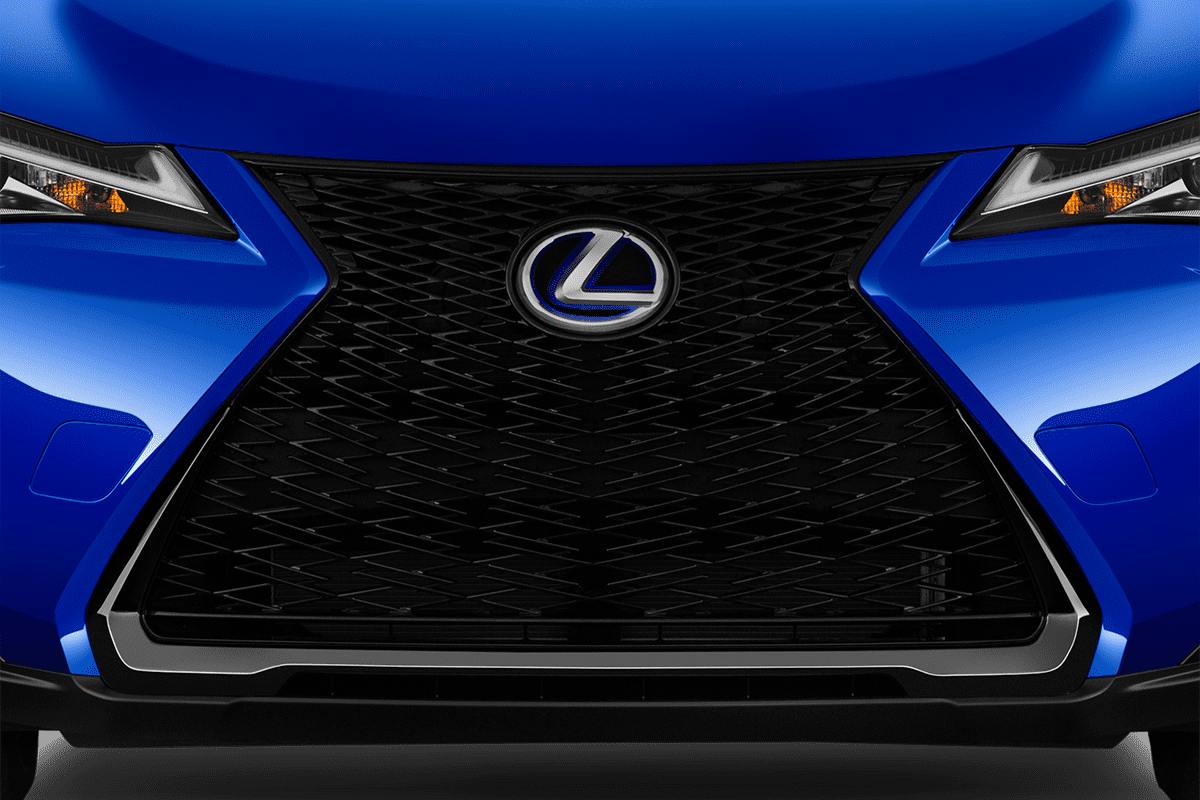 Kühlergrill eines Lexus UX Elektro