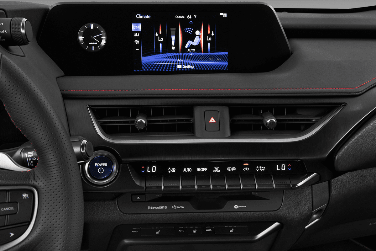 Klimasteuerung eines Lexus UX Elektro