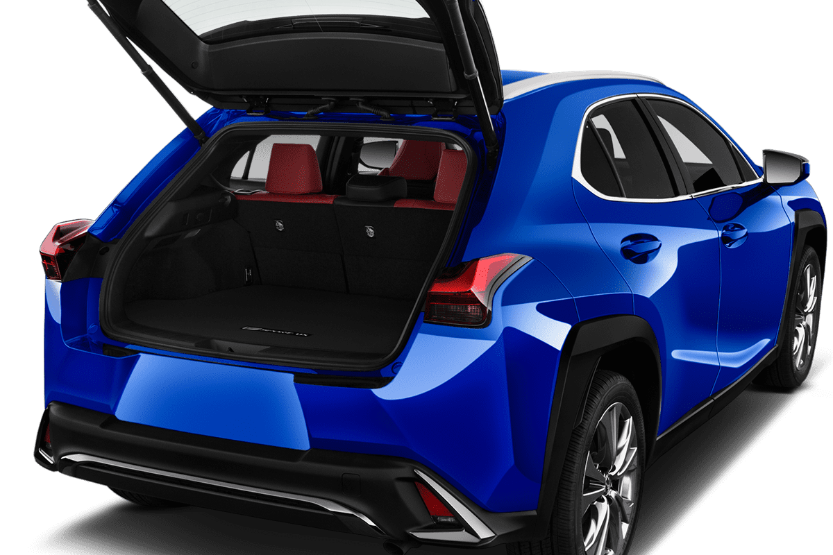 Kofferraum eines Lexus UX Elektro
