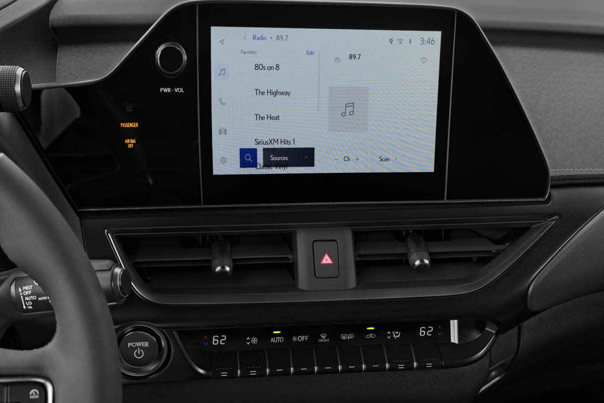 Audiosystem eines Lexus UX Hybrid