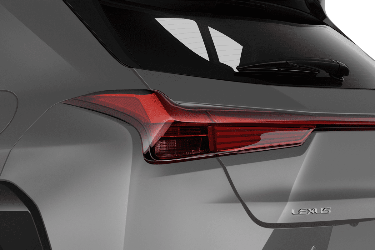 Heckleuchten eines Lexus UX Hybrid