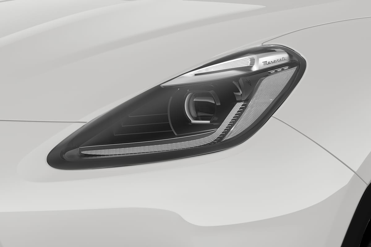 Frontscheinwerfer eines Maserati Grecale