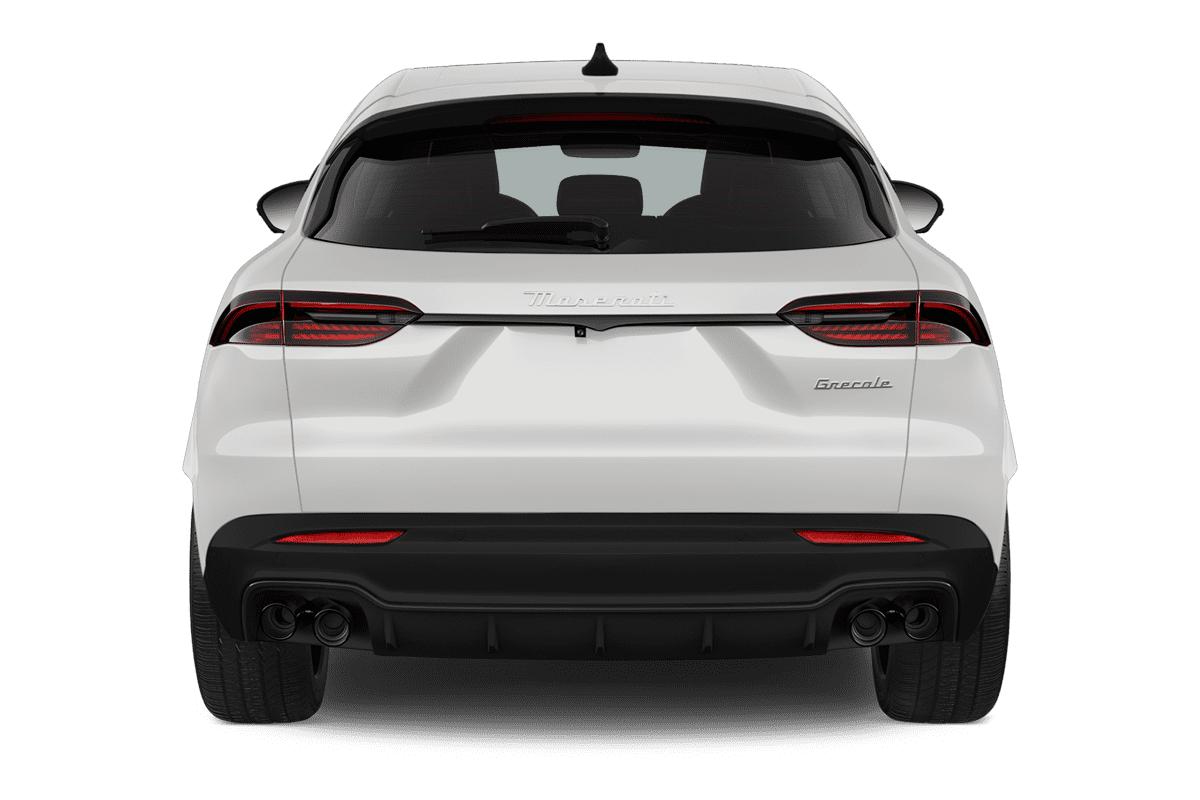 Heckansicht eines Maserati Grecale