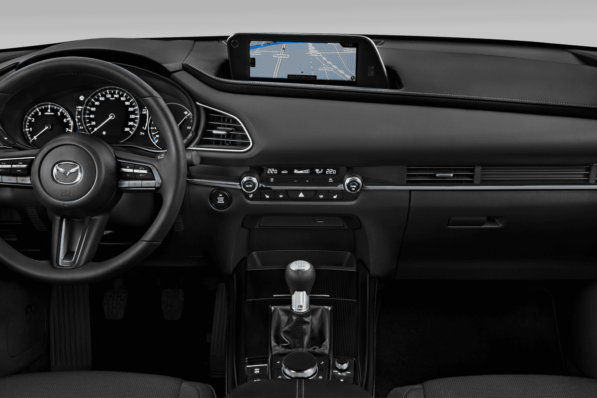 Mittelkonsole eines Mazda CX-30 Homura