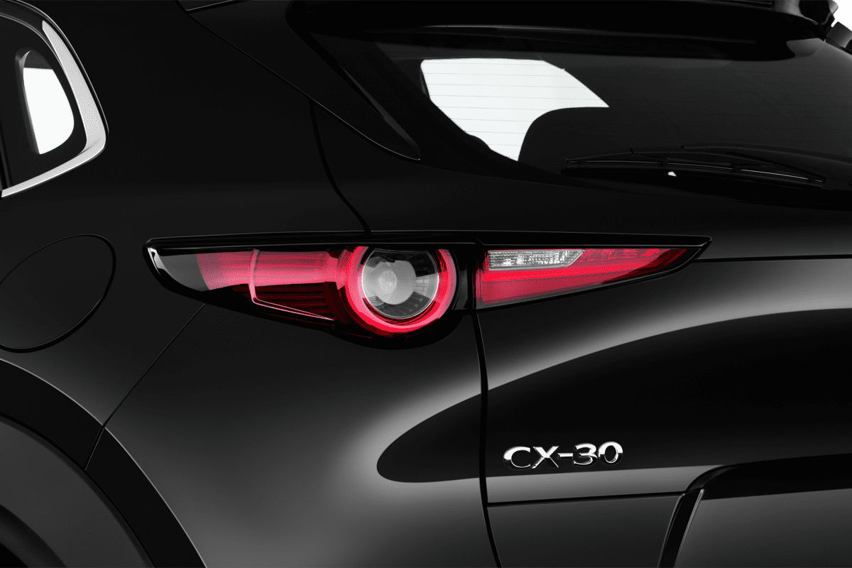 Heckleuchten eines Mazda CX-30 Homura