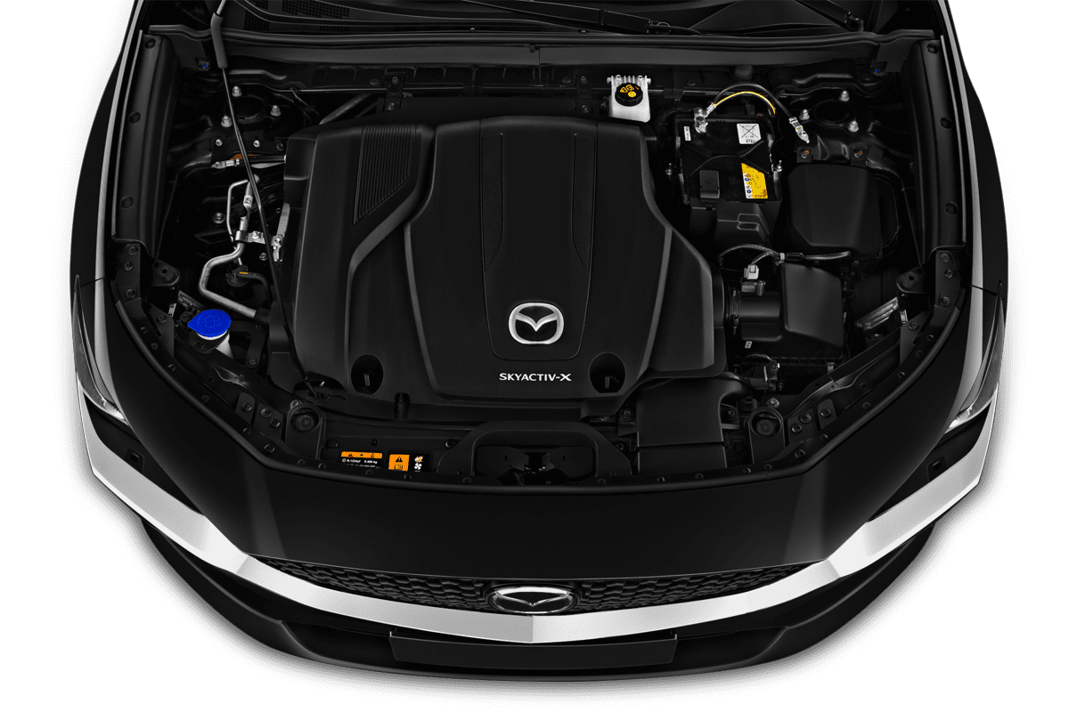 Motorraum eines Mazda CX-30