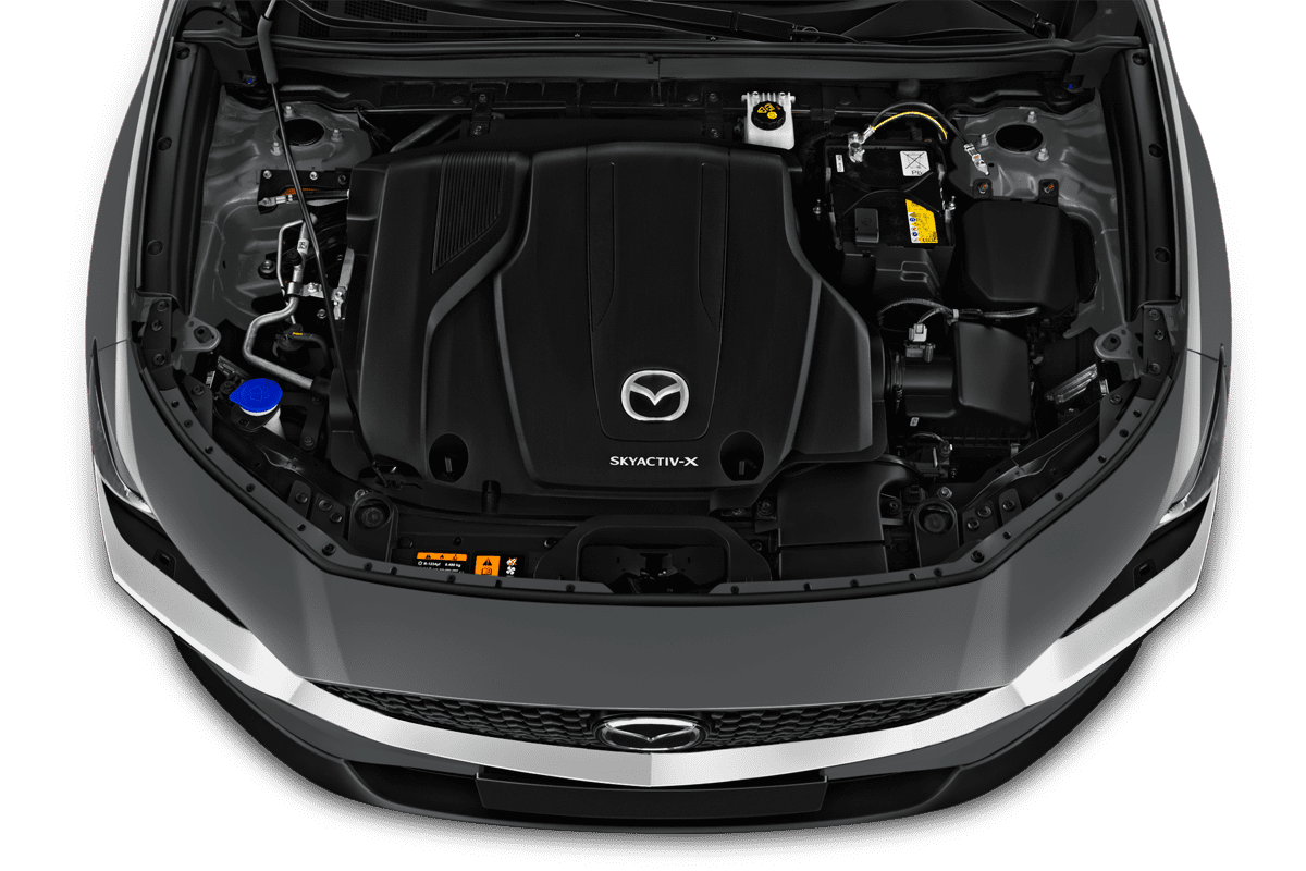 Motorraum eines Mazda CX-30 (neues Modell)