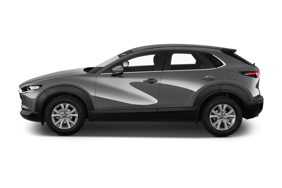 Seitenansicht eines Mazda CX-30 (neues Modell)
