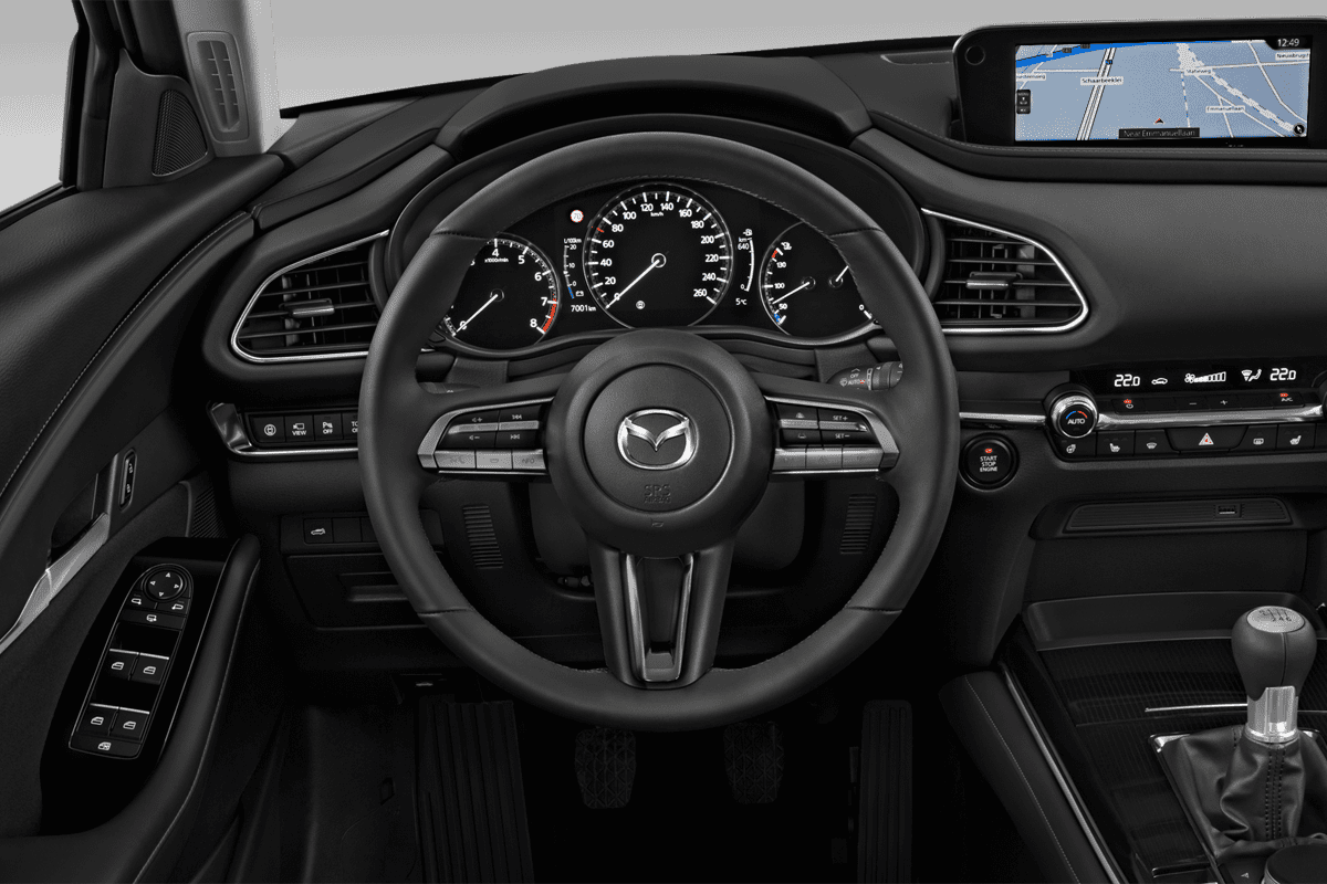 Lenkrad eines Mazda CX-30 (neues Modell)