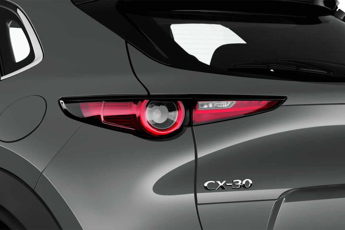 Heckleuchten eines Mazda CX-30 (neues Modell)