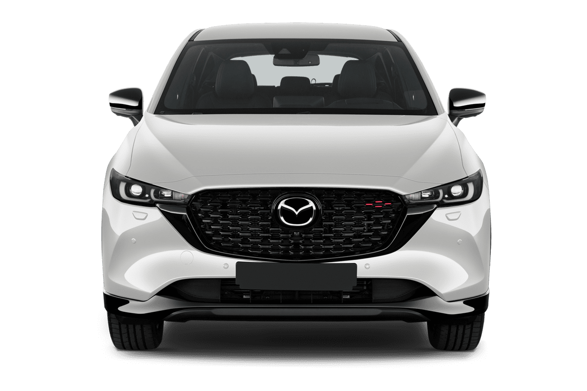 Frontansicht eines Mazda CX-5 Homura (neues Modell), freigestellt