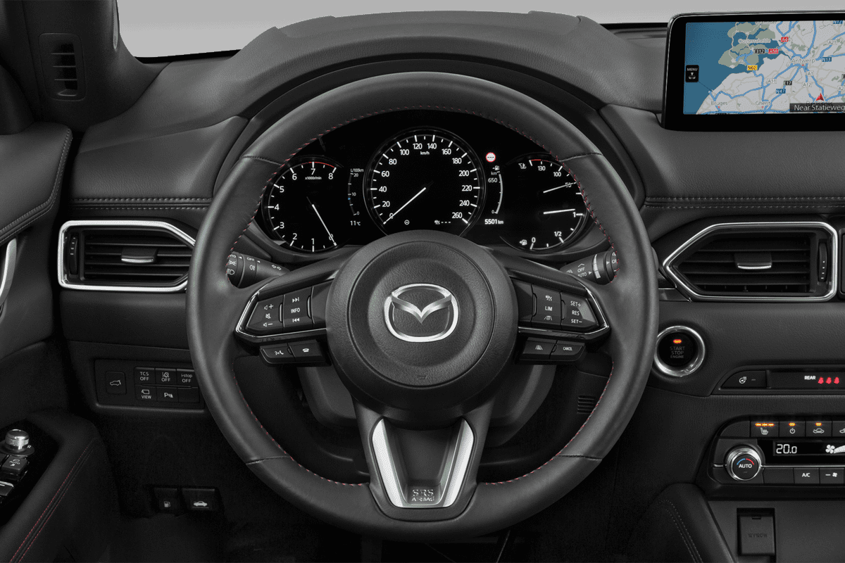 Lenkrad eines Mazda CX-5 Homura (neues Modell)