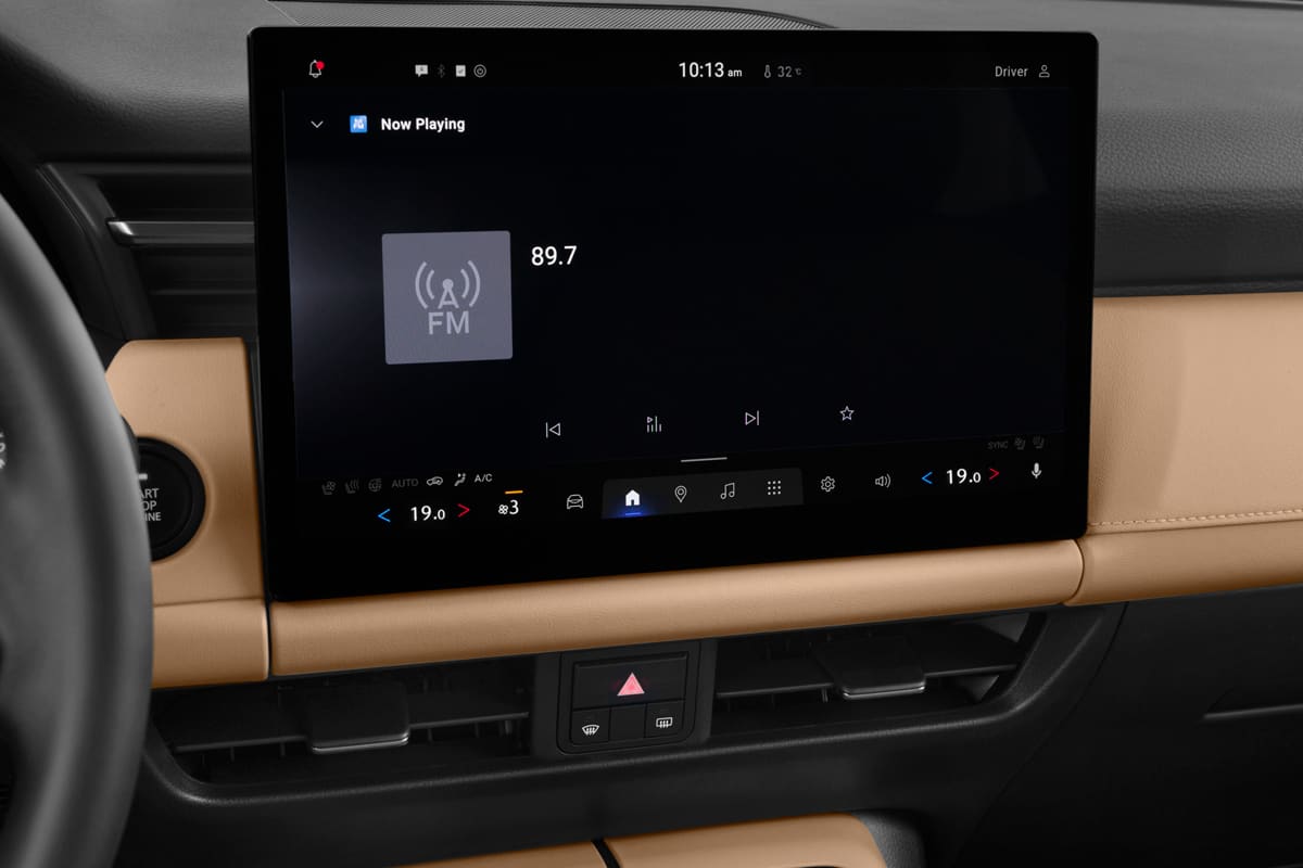 Audiosystem eines Mazda CX-5 (neues Modell)