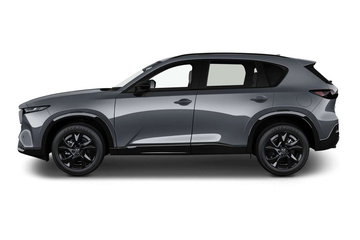 Seitenansicht eines Mazda CX-5 (neues Modell)